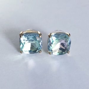 Kate Space Green/Blue Hue Stud Earrings